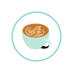 The daily grind cafe logo